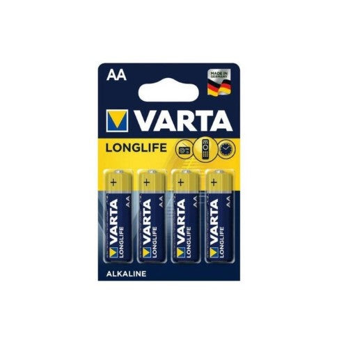 VARTA ALKALINE LONGLIFE AA 4PK [BOX 10]