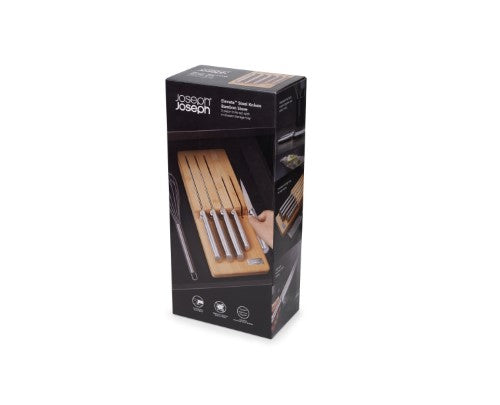 Elevate Steel Knives Bamboo Store 5 Piece Set - Joseph Joseph