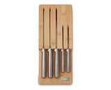 Elevate Steel Knives Bamboo Store 5 Piece Set - Joseph Joseph