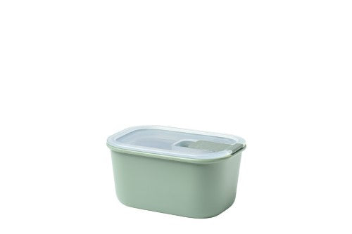 450ml Nordic Sage storage container by Mepal with airtight seal, steam vent, and microwave-safe design for efficient food organization.