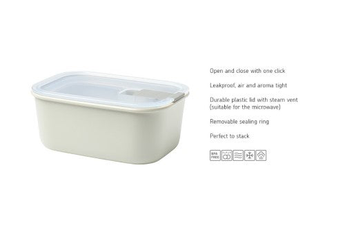 Easyclip Storage 700ml Nordic White - Mepal