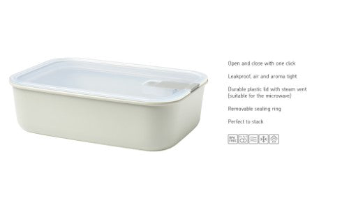 Easyclip Storage 1500ml Nordic White - Mepal