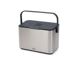 Collect 4L Stainless Steel Food Waste Caddy - Joseph Joseph