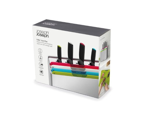 Folio Icon Plus 8 Piece Knife & Board Set - Joseph Joseph