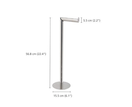 Luxe 2in1 Toilet Roll Stand - Joseph Joseph