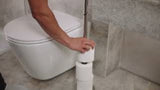 Luxe 2in1 Toilet Roll Stand - Joseph Joseph