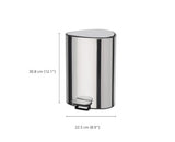 Luxe 5L Pedal Bin Stainless Steel - Joseph Joseph