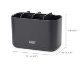 Easystore Large Toothbrush Caddy Black - Joseph Joseph