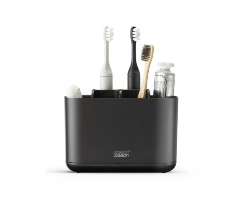 Easystore Large Toothbrush Caddy Black - Joseph Joseph