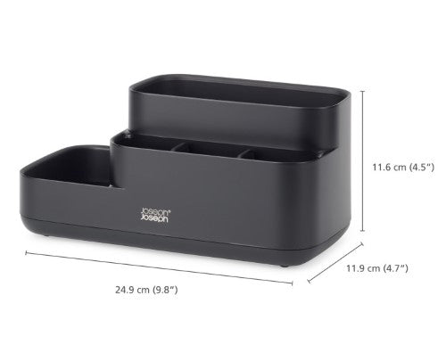 Easystore Bathroom Caddy Black - Joseph Joseph