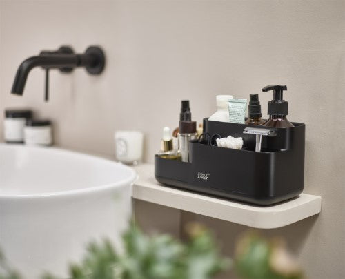 Easystore Bathroom Caddy Black - Joseph Joseph