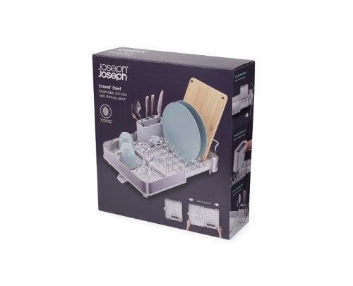 Extend Dish Rack Stainless Steel Stone - Joseph Joseph