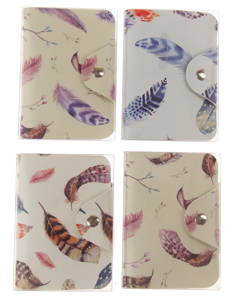 Feather Cardholder SET OF 12