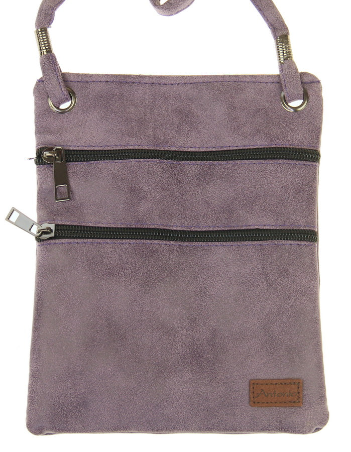 Handbag - PU Compartment Bag - LILAC - Set of 2