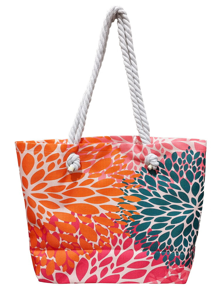 Beach Bag Flower Burst - Set of 2