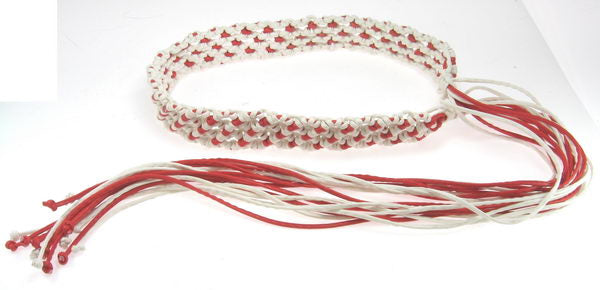 Belt - Woven Belt - RED - Set of 2