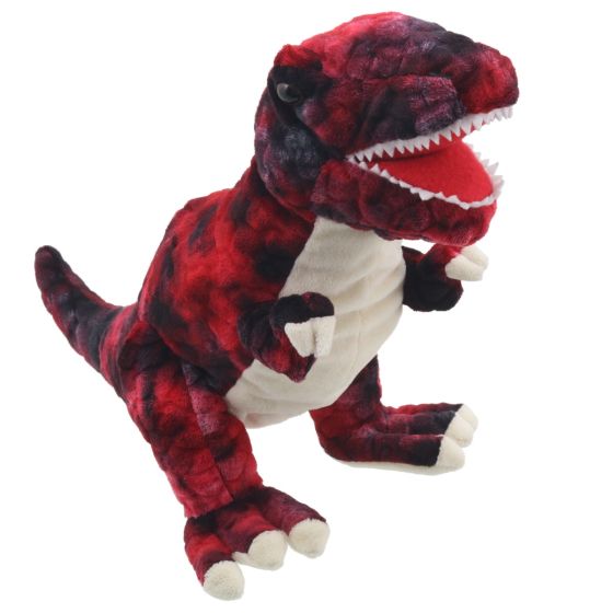 Baby Dino Puppet - Baby T-Rex (Red) - Puppet Co.