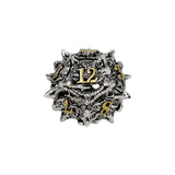 LPG Dice Dragon Rage Dice Set Chrome/Gold