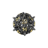 LPG Dice Xeno Hollow Dice Set Black/Gold
