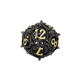 LPG Dice Xeno Hollow Dice Set Black/Gold