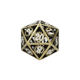 LPG Dice Clockwork Sun Dice Set Tarnished Gold