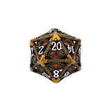 LPG Dice Scaled Eye Dice Set Gold/Red