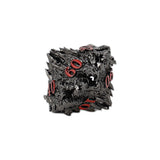 LPG Dice Dragon Rage Dice Set Black/Red
