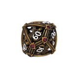 LPG Dice Hoard Guardian Dice Set Ancient Bronze/Red