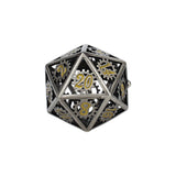 LPG Dice Clockwork Sun Dice Set Chrome/Gold