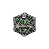 LPG Dice Dragon Hollow Dice Set Metal/Green