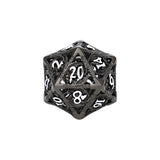 LPG Dice Dragon Hollow Dice Set Metal/Black
