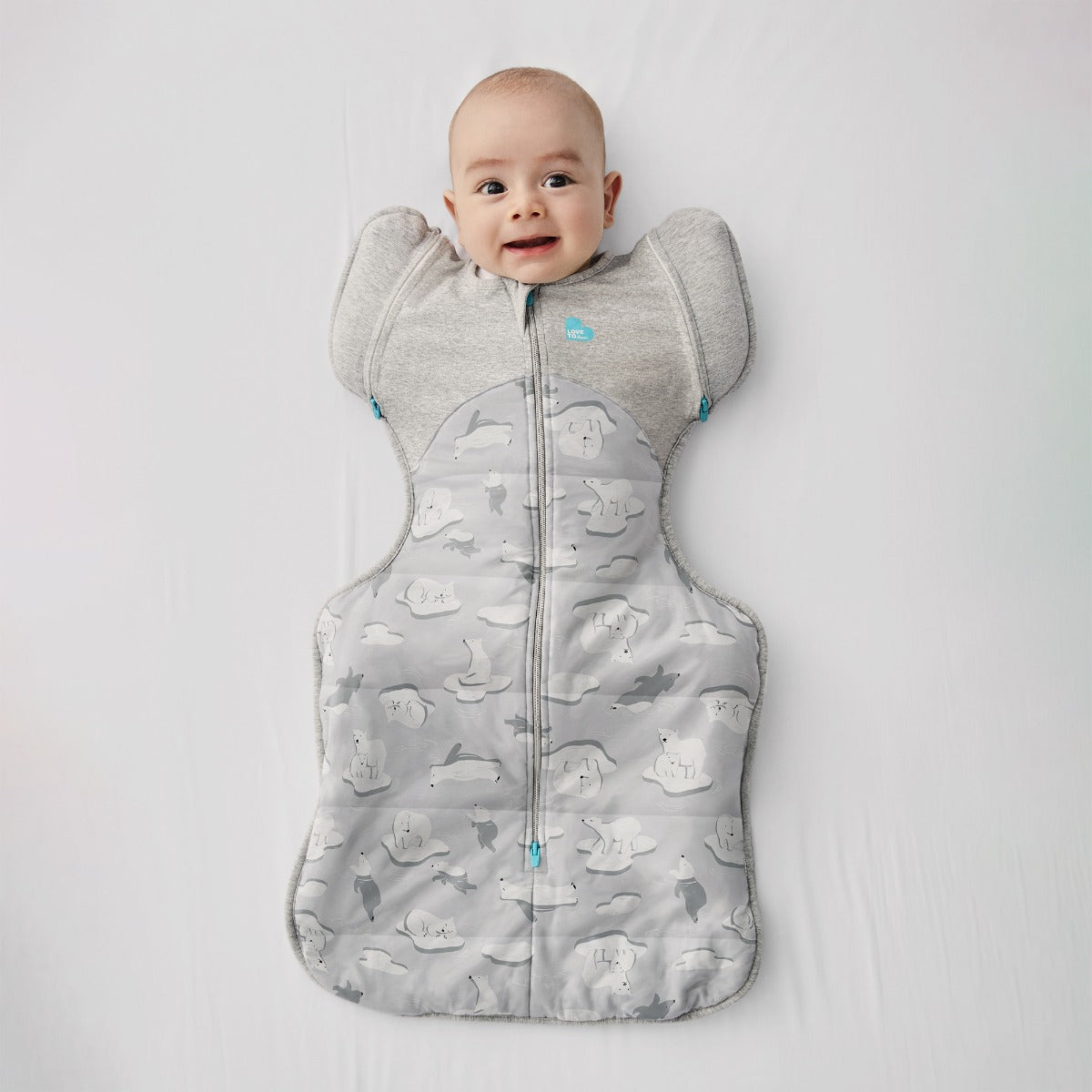 Swaddle Up™ Transition Bag Extra Warm 3.5 TOG - South Pole Grey - Medium