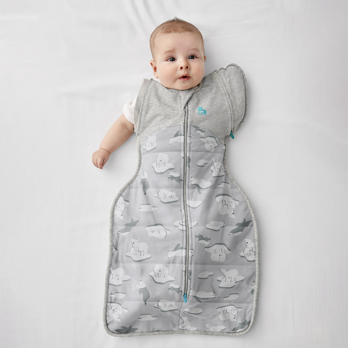 Swaddle Up™ Transition Bag Extra Warm 3.5 TOG - South Pole Grey - XL