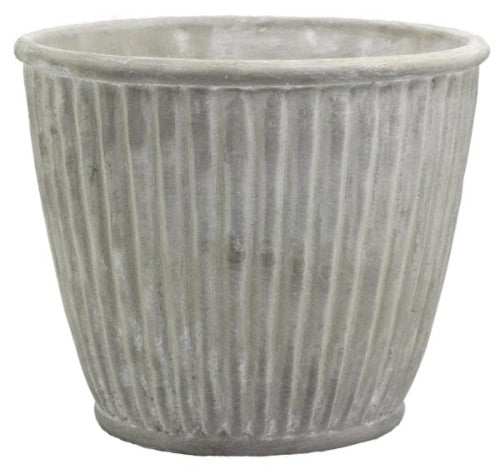 Round Pot - Cement (Grey)