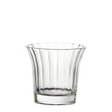 Tea Light Holder - Glass Candle Votive - Shot Flared (Clear)