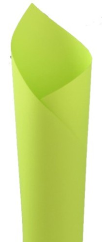 Vibrant lime green gift wrap sheets, 50cm x 60cm, 100 durable sheets for stylish gift presentation.