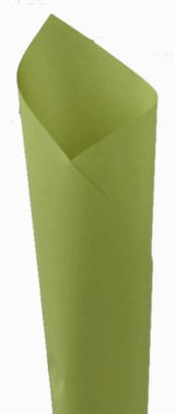 Moss green gift wrap sheets, 100 pcs, 50cm x 60cm, perfect for stylish wrapping on any occasion.