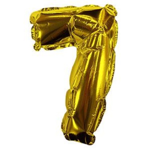 Gold self-inflating balloon (23cm) for elegant parties and celebrations, hassle-free decorating solution.