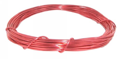 Craft Wire - Aluminium (Red)