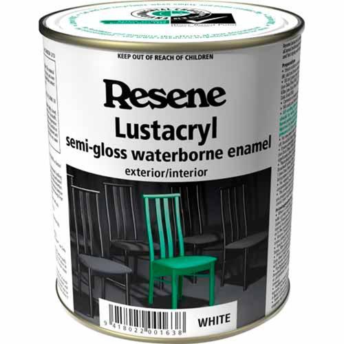 Resene Lustacryl Waterborne Enamel Semi-Gloss 500ml Ultra Deep