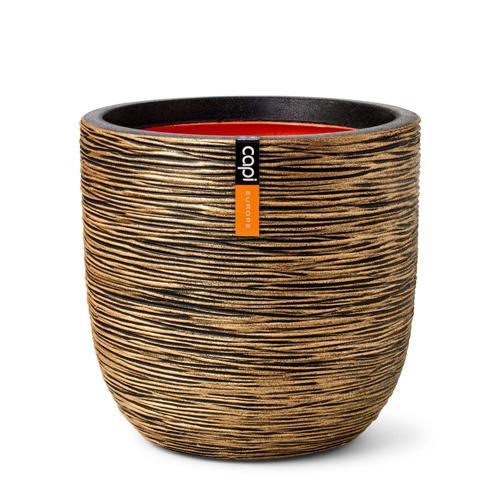 Capi Lightweight Rib Egg Pot Gold M
