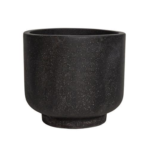STONELEIGH & ROBERSON Cup Terrazzo Pot XL Black