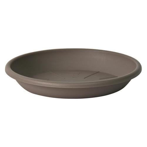 Euro3Plast Plastic Medea Saucer Taupe 28cm