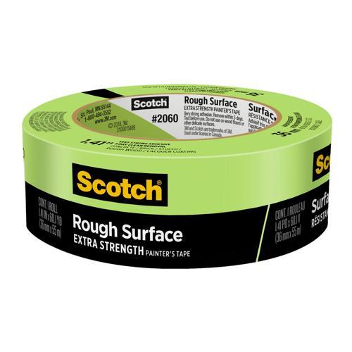 Rough Surface Extra Strength Painter's Masking Tape 36mm x 55m Green - Scotch