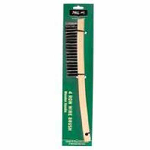Wire Brush 4 Row Wooden 4 Row - PAL