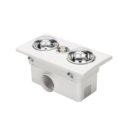 Goldair Classic Heat Light Vent 120mm White 125mm White