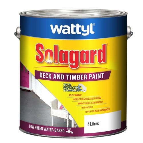 Wattyl Solagard Deck & Timber Paint 4L Strong Base
