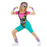 Costume 80's Aerobics Bright Women's Size 8-10