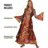 Costume Long Hippie Women's Size 12-14