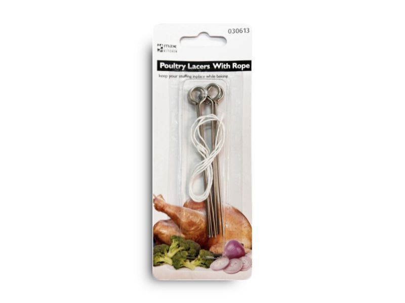 Poultry Lacers with Strings - Max Brand 10.5cm  8pc (24 Packs)